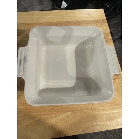 Le Creuset 3L / 9” Square Covered Casserole Dish | RARE Retired Fig Color NEW - Picture 3 of 4